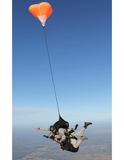 Heavy Load Tactical tandem with drogue