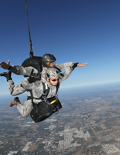Heavy Load Tactical tandem freefall