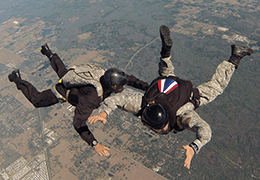 Military Student System tandem skydive