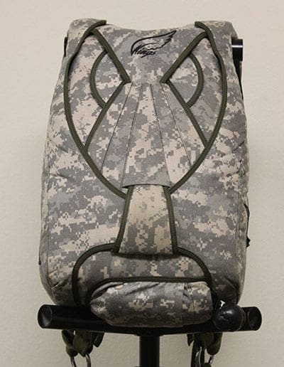 Wings camouflage colored container